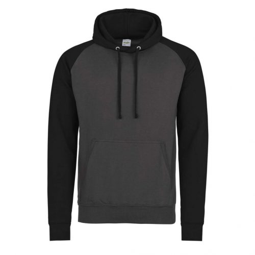 Just Hoods AWJH009 BASEBALL HOODIE M