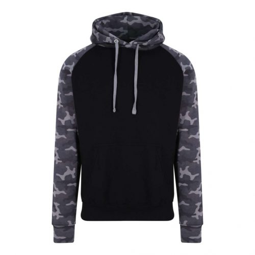 Just Hoods AWJH009 BASEBALL HOODIE L