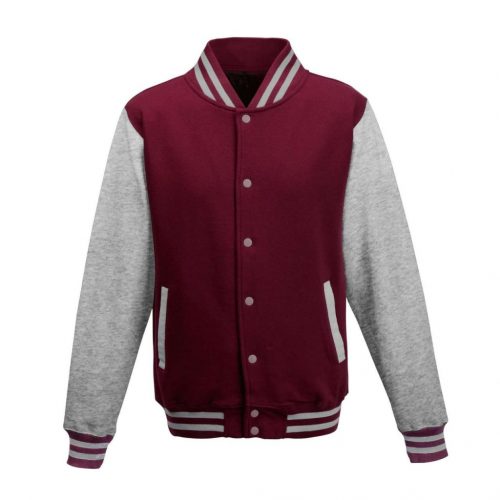 Just Hoods AWJH043 VARSITY JACKET XS