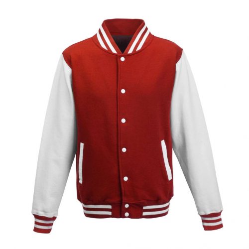 Just Hoods AWJH043 VARSITY JACKET 2XL