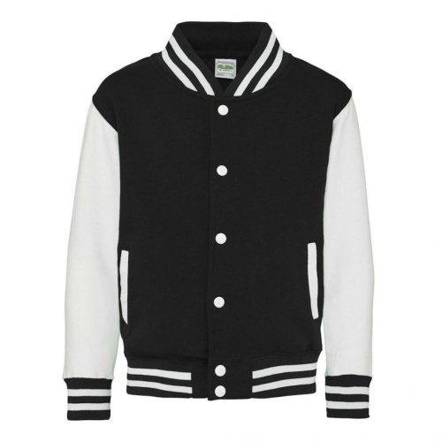 Just Hoods AWJH043J KIDS VARSITY JACKET 5/6