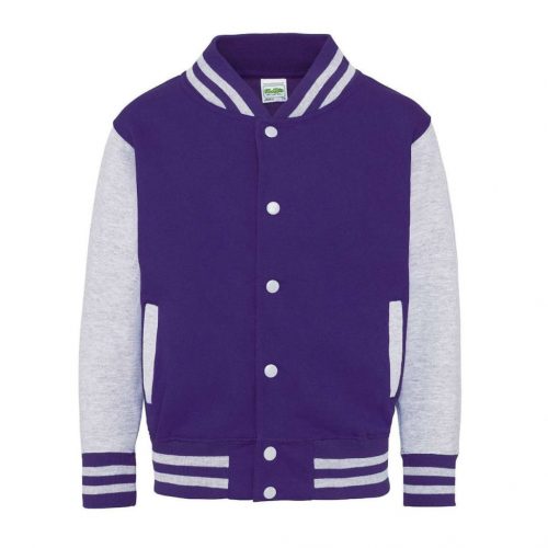 Just Hoods AWJH043J KIDS VARSITY JACKET 12/13