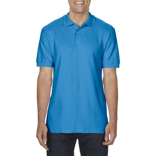 Gildan GI85800 PREMIUM COTTON® ADULT DOUBLE PIQUÉ POLO L