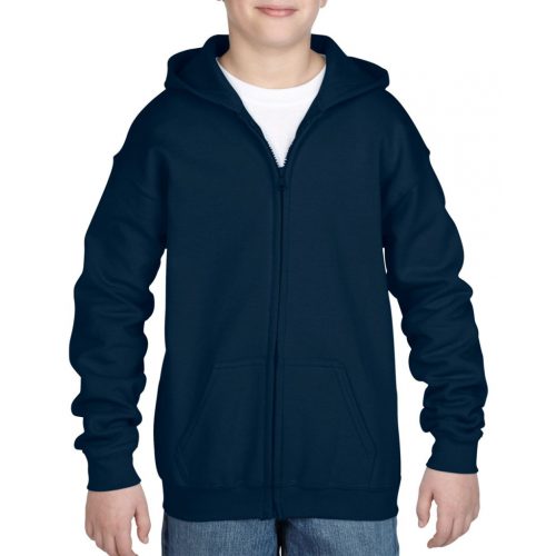 Gildan GIB18600 HEAVY BLEND™ YOUTH FULL ZIP HOODED SWEATSHIRT XS