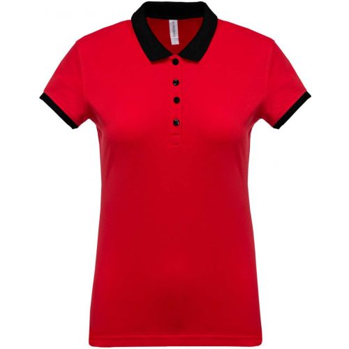 Kariban KA259 LADIES’ TWO-TONE PIQUÉ POLO SHIRT XS