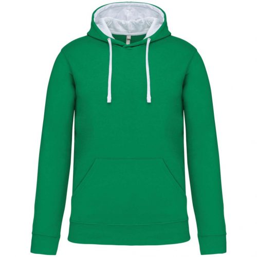 Kariban KA446 MEN'S CONTRAST HOODED SWEATSHIRT XS