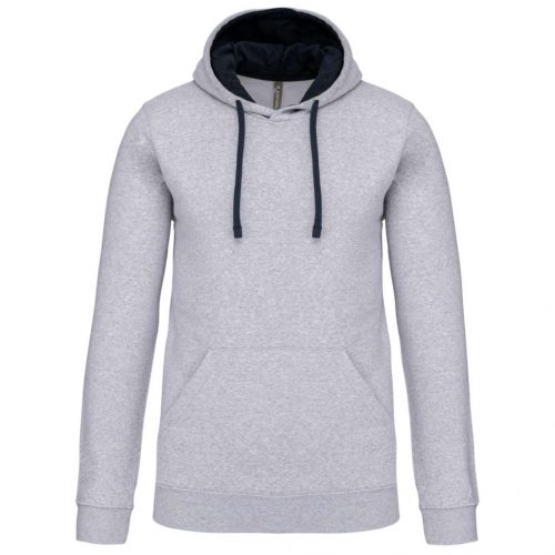 Kariban KA446 MEN'S CONTRAST HOODED SWEATSHIRT S