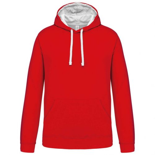 Kariban KA446 MEN'S CONTRAST HOODED SWEATSHIRT 3XL