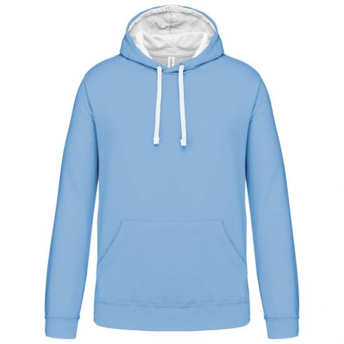 Kariban KA446 MEN'S CONTRAST HOODED SWEATSHIRT 3XL