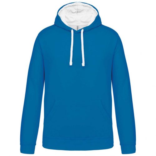 Kariban KA446 MEN'S CONTRAST HOODED SWEATSHIRT XL