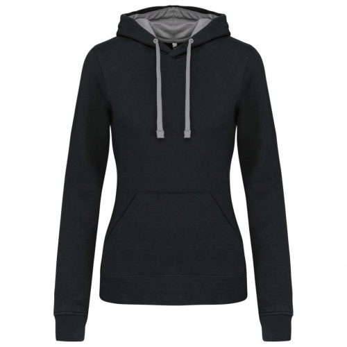 Kariban KA465 LADIES’ CONTRAST HOODED SWEATSHIRT XS