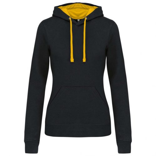 Kariban KA465 LADIES’ CONTRAST HOODED SWEATSHIRT L