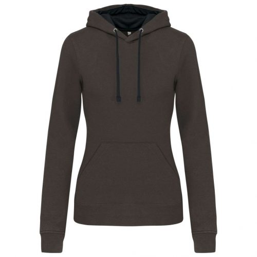 Kariban KA465 LADIES’ CONTRAST HOODED SWEATSHIRT XS