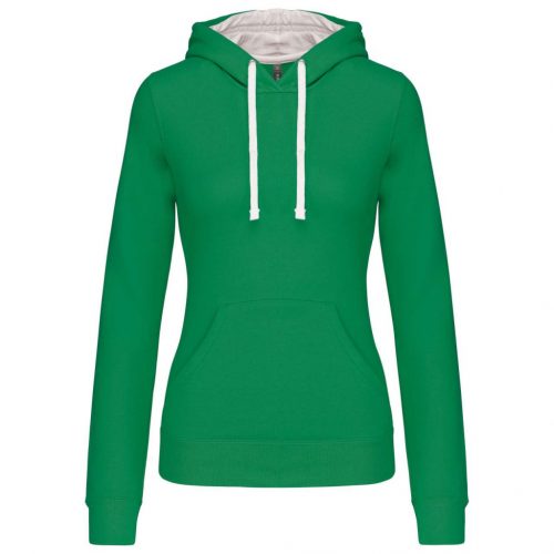 Kariban KA465 LADIES’ CONTRAST HOODED SWEATSHIRT XS