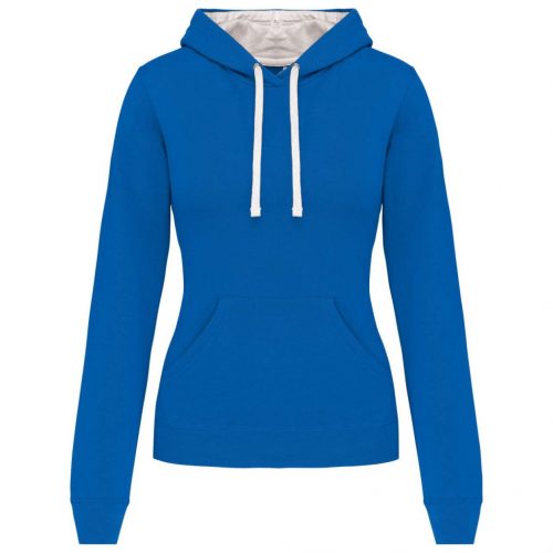 Kariban KA465 LADIES’ CONTRAST HOODED SWEATSHIRT XS