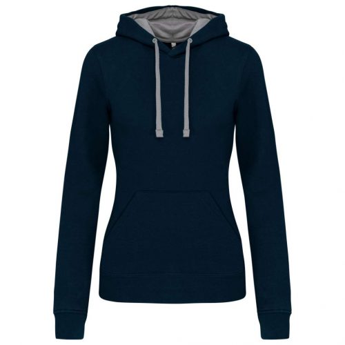 Kariban KA465 LADIES’ CONTRAST HOODED SWEATSHIRT L