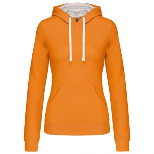 Kariban KA465 LADIES’ CONTRAST HOODED SWEATSHIRT XS