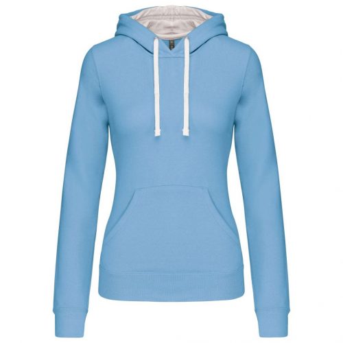 Kariban KA465 LADIES’ CONTRAST HOODED SWEATSHIRT XS