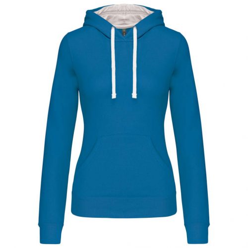 Kariban KA465 LADIES’ CONTRAST HOODED SWEATSHIRT XS