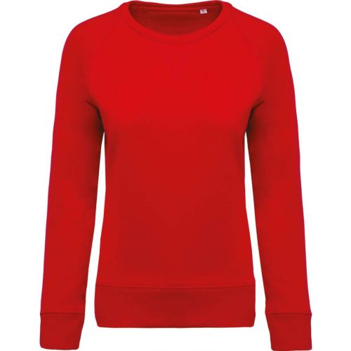 Kariban KA481 LADIES’ ORGANIC COTTON CREW NECK RAGLAN SLEEVE SWEATSHIRT XS