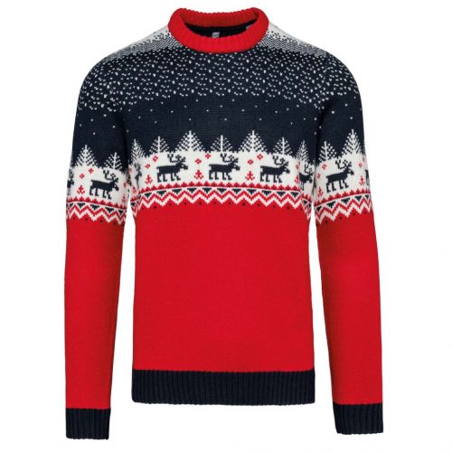 Kariban KA9011 UNISEX CREW NECK CHRISTMAS JUMPER M