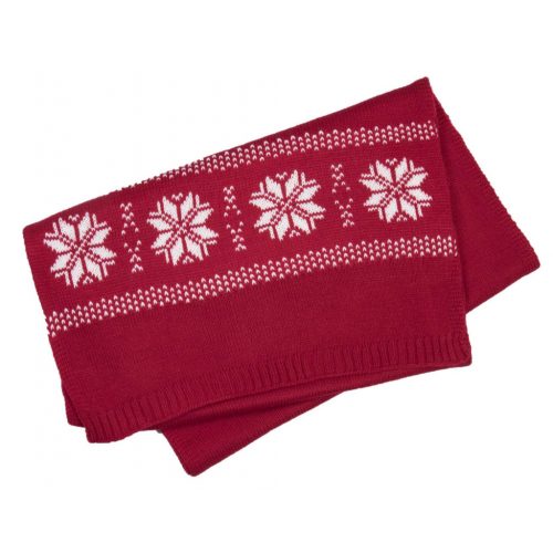 K-UP KP541 FAIR ISLE SCARF U