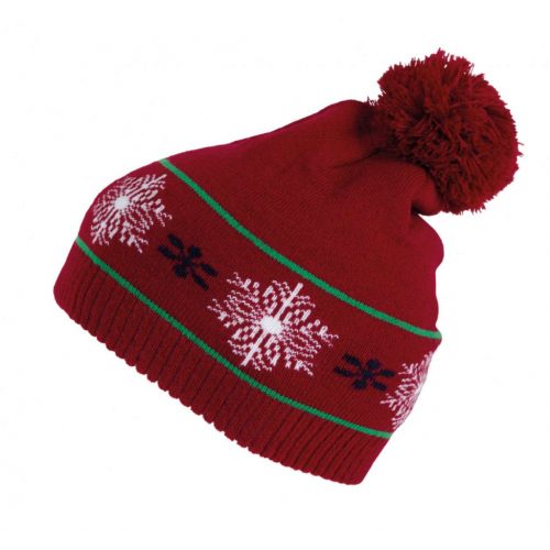 K-UP KP558 BEANIE WITH CHRISTMAS PATTERNS U