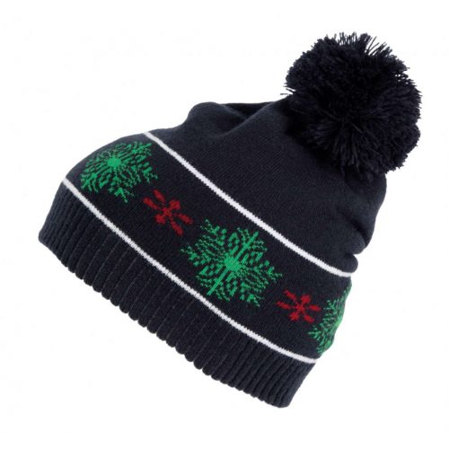 K-UP KP558 BEANIE WITH CHRISTMAS PATTERNS U